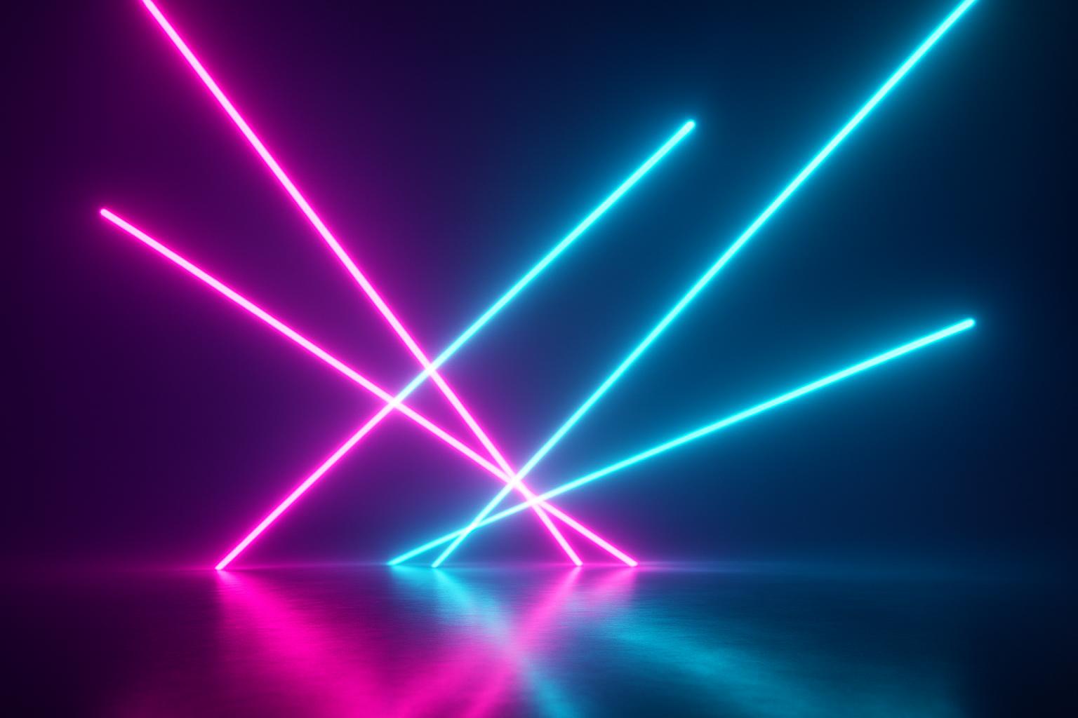 Neon lights background
